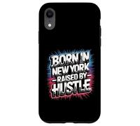 Nacido en Nueva York Nueva York Hustle Motivación Big City NYC Carcasa para iPhone XR