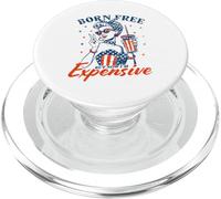 Nacido Libre Pero Ahora Soy Caro Divertido patriótico 4 de Julio PopSockets PopGrip para MagSafe