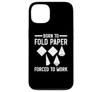 Nacido para Doblar Papel Obligado a Trabajar Papel Origami Arte japonés Carcasa para iPhone 13