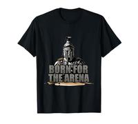 Nacido para el diseño Espartano de Arena Warrior Camiseta