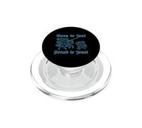 Nacido para Jest Forzado A Joust Street Cat Caballero Medieval PopSockets PopGrip para MagSafe