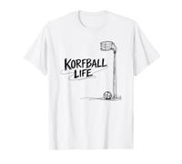 Nacido para Jugar Korfball Regalo Divertido del Equipo de Camiseta