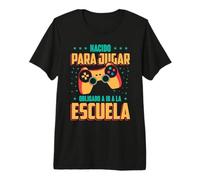 Nacido para Jugar Videojuegos Chicos Gaming Videojugador Camiseta Premium