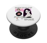 Nacido para K-Pop, obligado a trabajar, ídolos sobre cheques de pago PopSockets PopGrip Adhesivo