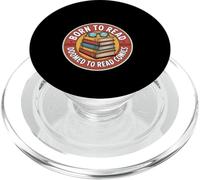Nacido para Leer Condenado a los cómics Amante de los Libros Divertidos PopSockets PopGrip para MagSafe