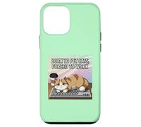 Nacido para mascotas gatos forzados a trabajar gato divertido Carcasa para iPhone 12 mini