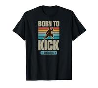 Nacido para patear Desde 1995 Karate Theme Cumpleaños Niño Año de Nacimiento Camiseta