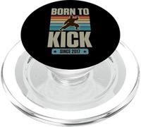 Nacido para patear Desde 2017 Karate Theme Cumpleaños Niño Año de Nacimiento PopSockets PopGrip para MagSafe