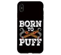 Nacido para Puff Carcasa para iPhone XS Max