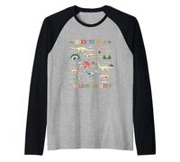 Nacido para ser un paleontólogo Forzado a IR a la Escuela científico Camiseta Manga Raglan