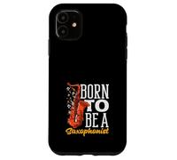 Nacido para ser un saxofonista músico saxofonista Saxofón Carcasa para iPhone 11