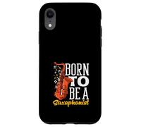 Nacido para ser un saxofonista músico saxofonista Saxofón Carcasa para iPhone XR