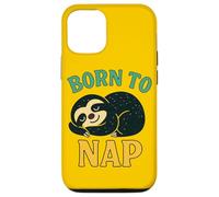 Nacido para siesta diseño de perezoso Lazy Day Mood Animal Carcasa para iPhone 12/12 Pro