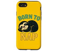 Nacido para siesta diseño de perezoso Lazy Day Mood Animal Carcasa para iPhone SE (2020) / 7 / 8