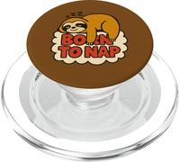Nacido para siesta diseño de perezoso Lazy Day Mood Animal PopSockets PopGrip para MagSafe