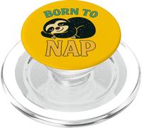 Nacido para siesta diseño de perezoso Lazy Day Mood Animal PopSockets PopGrip para MagSafe
