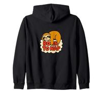 Nacido para siesta diseño de perezoso Lazy Day Mood Animal Sudadera con Capucha