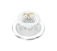 Nacido para Vivir Libre Montando en un Diente de león Brisa PopSockets PopGrip para MagSafe