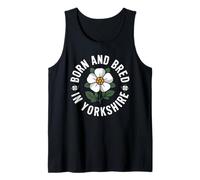 Nacido y Criado en Yorkshire, White Rose County Camiseta sin Mangas