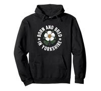 Nacido y Criado en Yorkshire, White Rose County Sudadera con Capucha