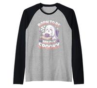 Nacidos para ser ligeramente espeluznantes para niños de Halloween Camiseta Manga Raglan