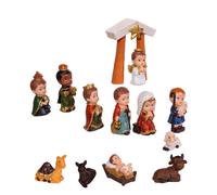 Nacimiento infantil Kurt S. Adler de 4 a 11,4 cm (13 piezas) (D3762)