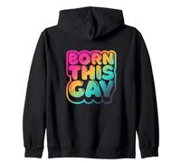 NACIó ESTE GAY - Sea visible Sudadera con Capucha
