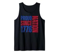 Nación Orgullosa de América Desde 1776 Camiseta sin Mangas