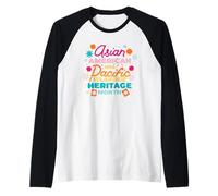 Nacional Asian American and Pacific Islander Heritage Month Camiseta Manga Raglan