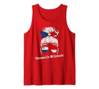 Nacional Panameña Chica PANAMÁ Espíritu Eslogan Animación Apoyo Camiseta sin Mangas