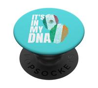 Nacionalidad de la Bandera de ADN del Patrimonio irlandés y Mex PopSockets PopGrip Adhesivo