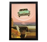 Nacnic Lamina artistica decorativa con ilustración de Collage surrealista 21 tamaño A3 estilo Collage para decorar el hogar, salón, habitaciones, estudios...