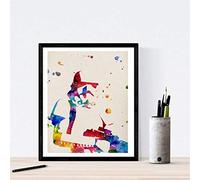 Nacnic Lámina para enmarcar Stormtrooper Estilo Acuarela. Regalos Baratos para Hombre. Laminas para enmarcar. Papel 250 Gramos