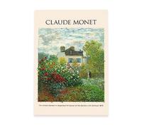 Nacnic Lámina poster de Artists Garden en Argenteuil Cuadros decorativos para tu salón, dormitorio, hogar. Estampados de arte de pared. Impresiones de pared estética inspiradas en Claude Monet A3