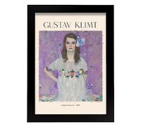 Nacnic Lámina poster de Mada Primavesi Cuadros decorativos para tu salón, dormitorio, hogar. Estampados de arte de pared. Impresiones de pared estética inspiradas en Gustav Klimt A4 con marcos negros