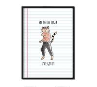Nacnic Lámina Rocky. Pósters con originales y divertidas referencias al cine. Decoración de interiores. Tamaño A4.