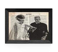 Nacnic Lámina Vintage pelicula La Novia de Frankenstein Sobre definicion de Hollywood con Marco - Tamaño A4.