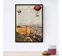 Nacnic Poster de Almeria. Láminas de ciudades españolas con definiciones. Decoración de interiores para españoles. Tamaño A4