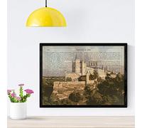 Nacnic Poster de Castilla y Leon. Láminas de comunidades autónomas de España. Cuadros de España y sus comunidades. Tamaño A4