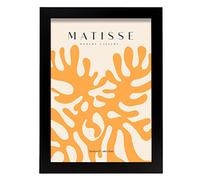 Nacnic Póster de Colección Matisse Fauvismo 17. Ilustraciones en estilo Exhibición de Arte a todo color para la decoración de interiores. Tamaño A4, con marco negro.