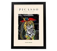 Nacnic Póster de Colección Picasso 27. Ilustraciones en estilo Exhibición de Arte Surrealismo y Cubismo para la decoración de interiores. Tamaño A3, sin marco.