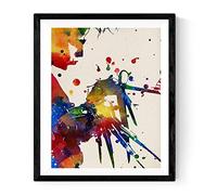 Nacnic Poster de Danza con diseño Acuarela. Mix de láminas con Estilo Acuarela para decoración de Interiores. Tamaño A4