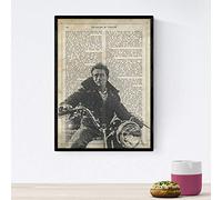 Nacnic Poster de James dean. Láminas de personajes importantes. Posters de músicos, actores, inventores, exploradores, ... Tamaño A4