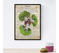 Nacnic Poster del principito para niños pequeños. Lámina de Principito Baobab con definiciones. Posters de cuentos e ilustraciones para niños. Tamaño A4
