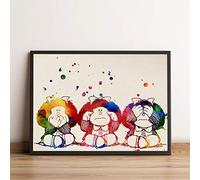 Nacnic. Poster Mafalda Estilo Acuarela. Láminas Decorativas para Pared Estilo Acuarela