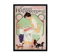 Nacnic Poster vintage de Cuidado del hogar. Láminas para decorar interiores con imágenes vintage y de publicidad antigua. Cuadros decoración retro. Tamaño A3 con marco