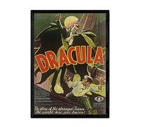 Nacnic Poster vintage de Dracula. Láminas para decorar interiores con imágenes vintage y de publicidad antigua. Cuadros decoración retro. Tamaño A3