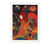 Nacnic Poster Yayoi Kusama detallado Marco Blanco A3