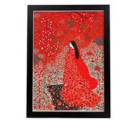 Nacnic Poster Yayoi Kusama detallado Marco Negro A3