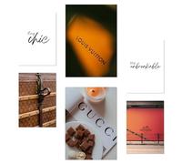 Nacnic Set De 6 Fashion Brands Clothing Brands Pósters Con Ilustración De Diseño Para Decorar Las Paredes Del Hogar Habitaciones, Oficina Tienda Y Negocio A3 Y A4 Sin Marco